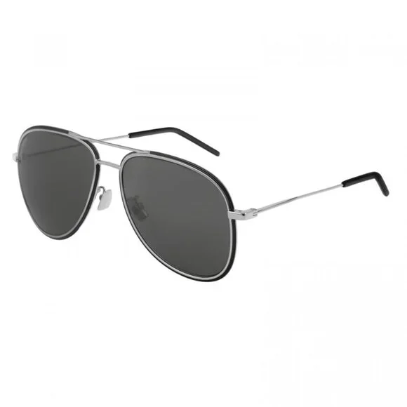 SAINT LAURENT  Fashion Unisex Black Aviator Sunglasses - Picture 2 of 8